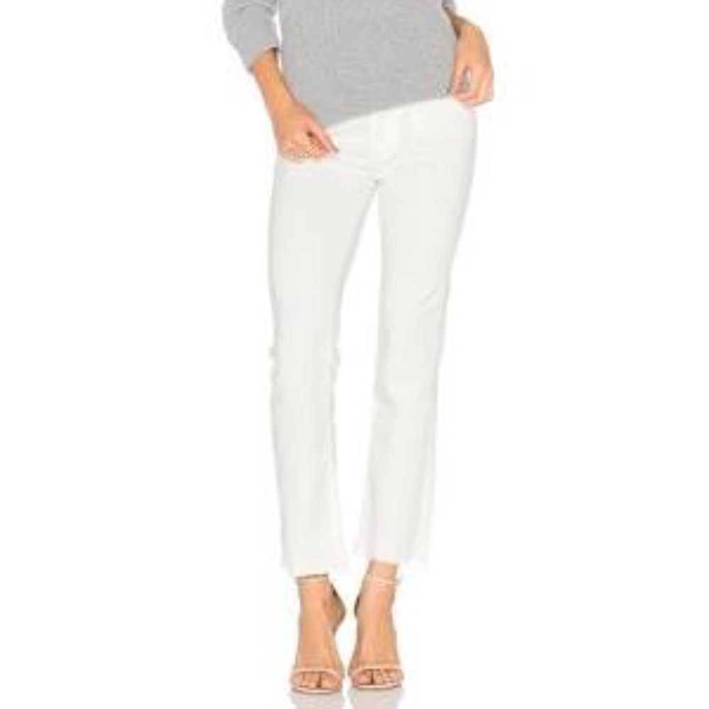 Black Orchid Bardot Raw Hem Straight Fray Jean 28